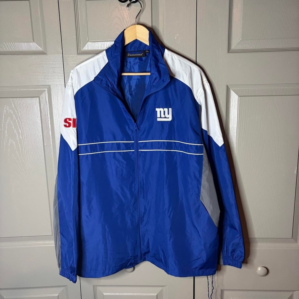 Vintage New York zip up jacket Size XL sports illustrated jacket windbreaker